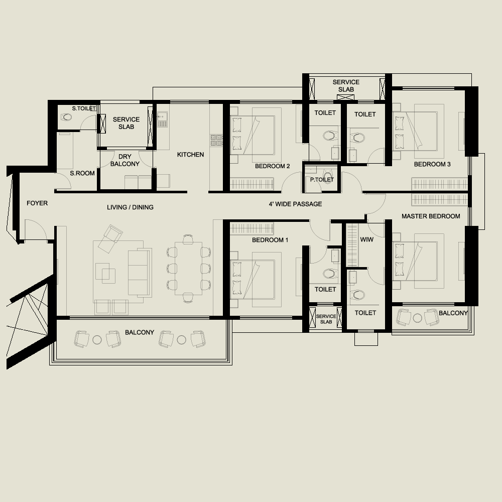 supreme riverside floor plan